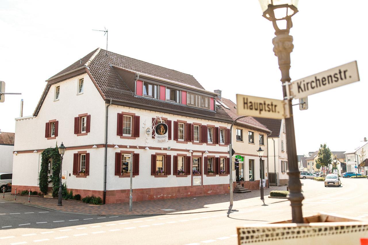 Hotel Loewen Eggenstein-Leopoldshafen Exterior foto
